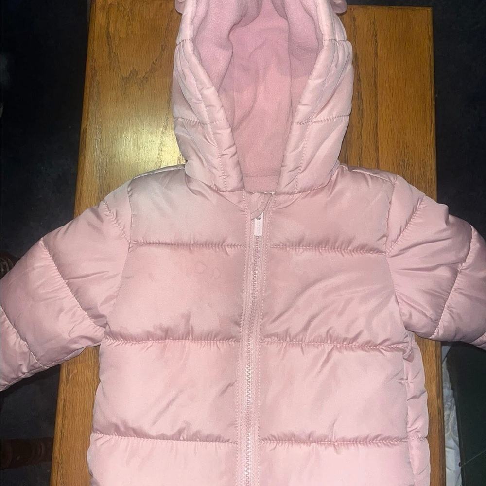 Old Navy Light Pink Puffer Jacket